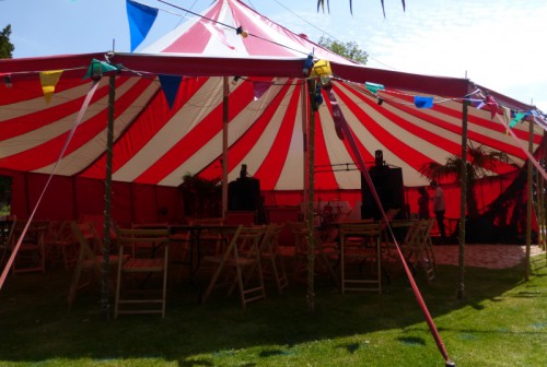 Circus Tent Interior 500x336 Festival Marquees Marquee